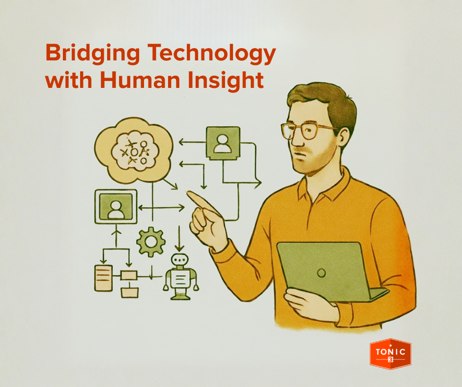 Bridging technology with human insight - systems orchestration